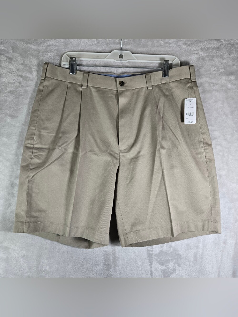 Brooks Brothers Shorts Mens Size 36 Light Khaki Lightweight Advantage Chino NWT